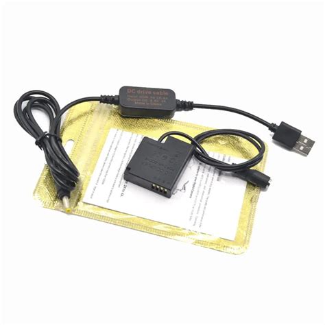 Carregador de banco potência cabo usb DMW DCC15 dc acoplador DMW BLH7