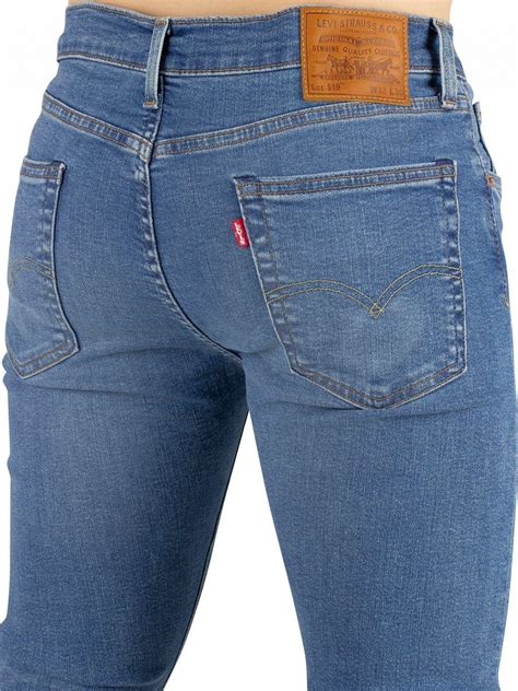 Levis Cedar Light Midtone 519 Extreme Skinny Fit Jeans In Blue For Men Lyst