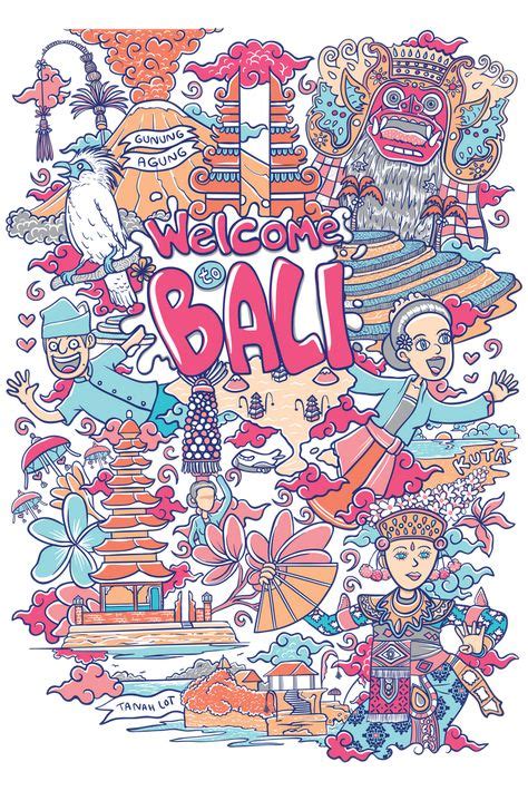 7 Bali Sketchs Ideas Bali Travel Doodles Illustration