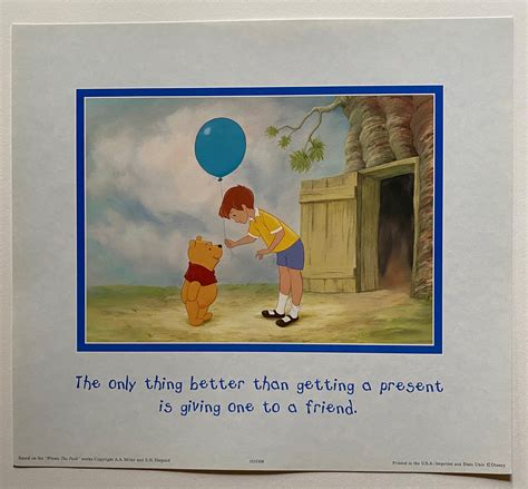 Winnie The Pooh Christopher Robin Avec Balloon Print Pour Etsy