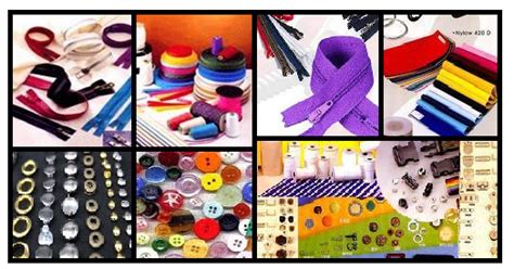 Garments Accessories Trimmings List Of Garment Accessories Used In