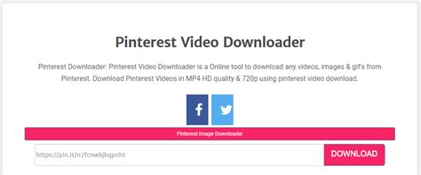 Copy that link from the browser's address bar, then paste it into the white box above. 4 Best Pinterest Video Downloaders to Save Pinterest Videos