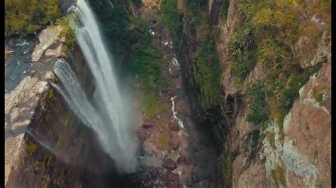 Dronhe In Forest Amazon Rainforest Waterfalls Havasupai Falls