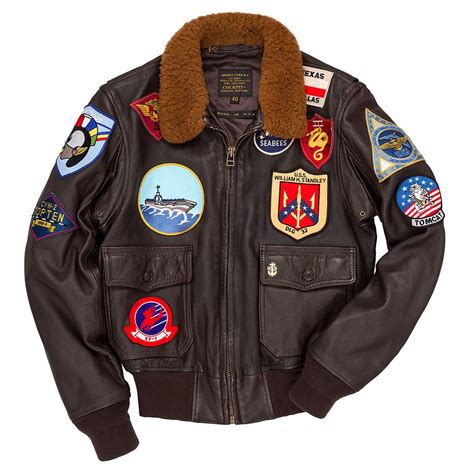 Top Gun Navy G 1 Leather Flight Jacket Hk Military Vintage And