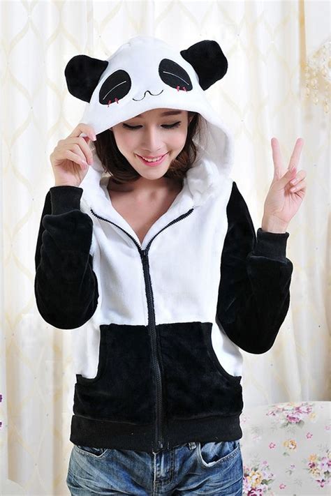 Panda Kigurumi Beautiful Hoodie Panda Hoodie Hoodies Cosplay Outfits