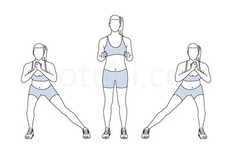 alternating side lunge illustrated exercise guide