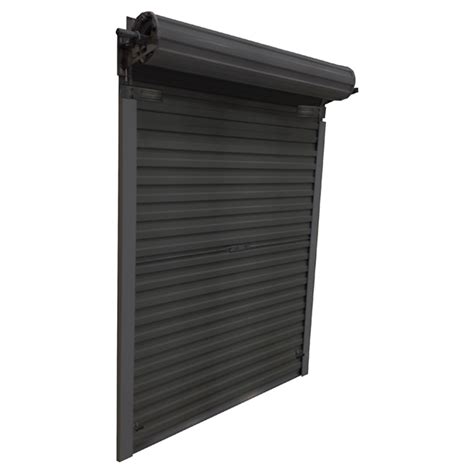 Leadvision Roll Up Style Shed Door 5 Ft X 6 Ft Black Finish