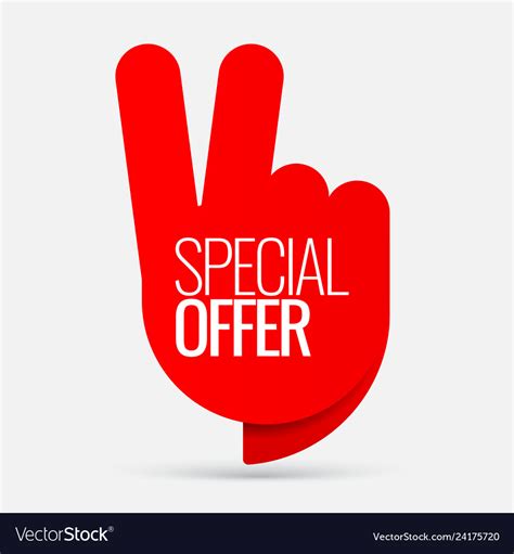 Sale Sticker Special Offers Royalty Free Vector Image