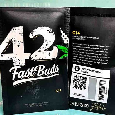Fast Buds G14 5 Feminized Autoflower Seeds Gaslamp Seeds