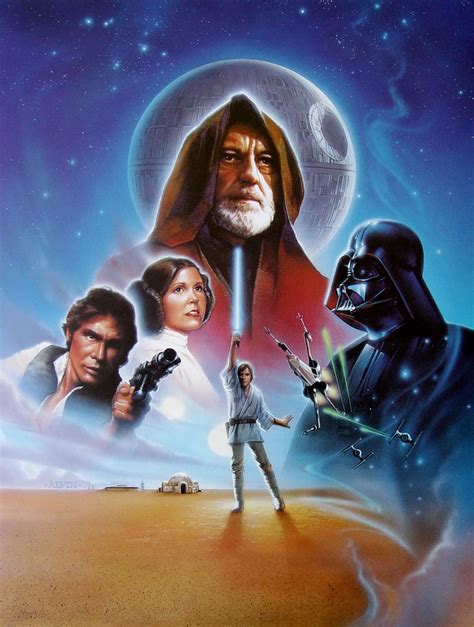 The Geeky Nerfherder Movie Poster Art Star Wars 1977