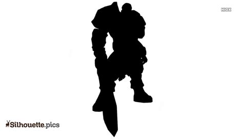 League Of Legends Characters Silhouette Vector Clipart Images Pictures