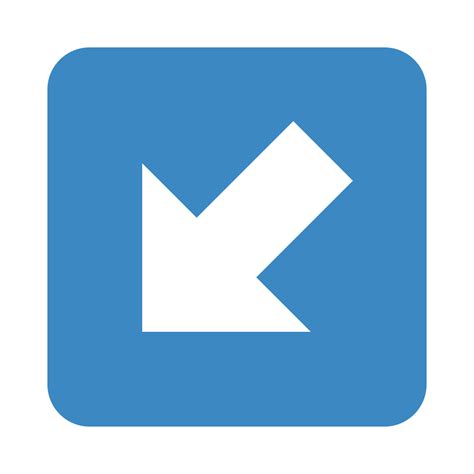 ↙️ Down Left Arrow Emoji What Emoji 類
