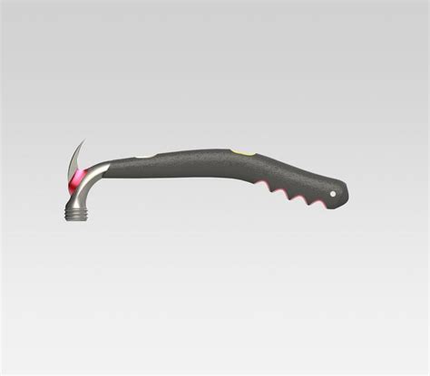 Ergonomic Hammer 3d Cad Model Library Grabcad