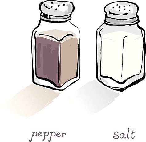 Salt And Pepper Shaker Clip Art Vector Images And Illustrations Istock