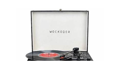 Wockoder Record Players With Built In Stereo Speakers Review