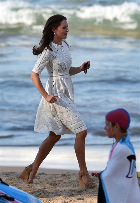 Kate Middletons White Zimmermann Dress In Australia Glamour