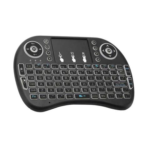 I8 Backlit Mini Wireless Keyboard With Touchpad Infrared Remote Control