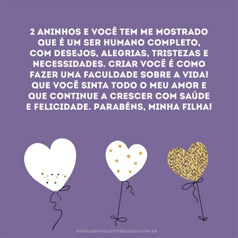 20 mensagens de aniversário para filha de 2 anos repletas de ternura
