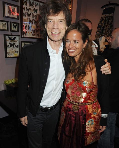 Mick Jagger Rolling Stones Star In Good Spirits With Daughter Amid