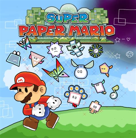 Super Paper Mario By Marshie Chan On Deviantart Paper Mario Mario
