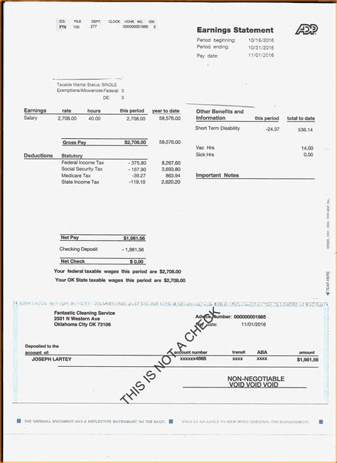 Adp Pay Stub Template 12 Solution Youll Want To Copy Immediately
