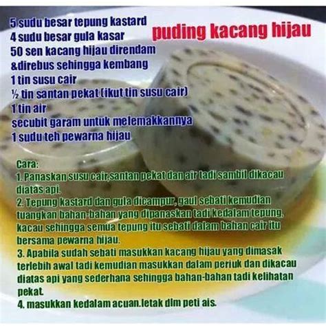 Maybe you would like to learn more about one of these? Puding kacang hijau | Puding, Kacang, Gula
