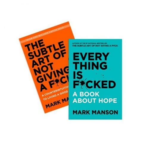 Subtle Art Of Not Giving A Fck And Everything Is Fcked 2 Book Combo Mark Manson Ebay