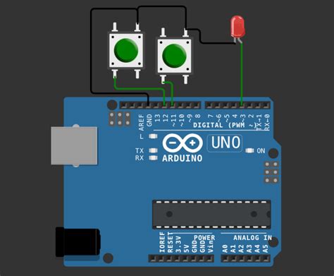 Arduino Led Parlaklığı Ayarlama Buton Ve Pwm Kullanımı Devreyakan