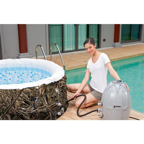 Portable Inflatable Hot Tub Saluspa Realtree Max 5 Airjet System 4 Person Pump Ebay