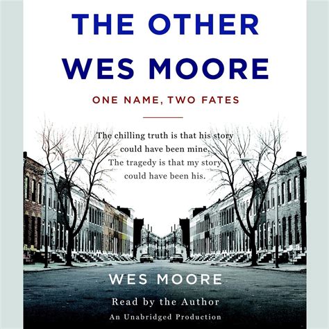 The Other Wes Moore Audiobook Listen Instantly