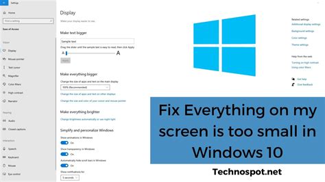 How To Fix Everything On My Screen Is Too Small In Windows 10