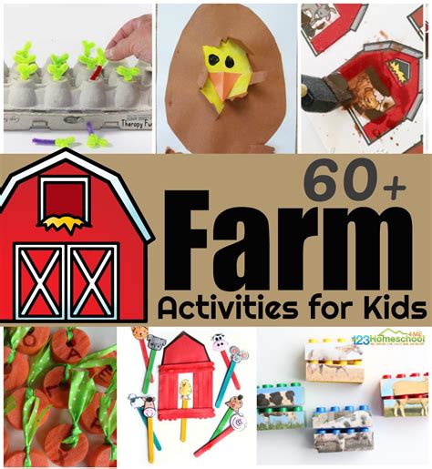🚜 60 Fun Farm Activities For Kids