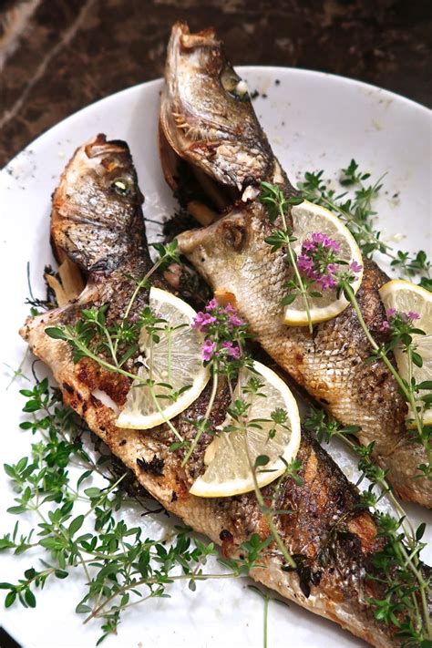 Scrumpdillyicious Whole Grilled Lavraki Mediterranean Sea Bass