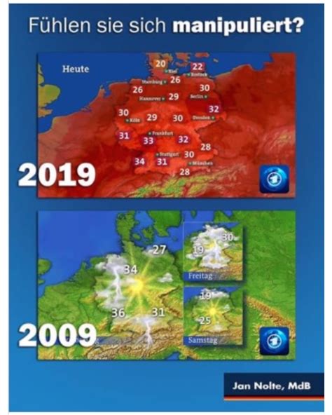 Wie soll die ard in zukunft aussehen? ArD Wetterkarte 2009-2019 - EIKE - Europäisches Institut ...