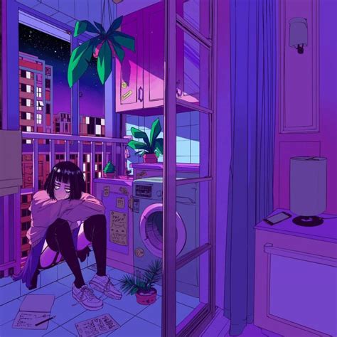 Vinne On Twitter Aesthetic Anime Vaporwave Art Dark Purple Aesthetic