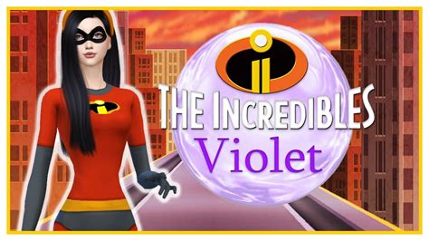 Violet Parr The Incredibles The Sims 4 Create A Sim Youtube