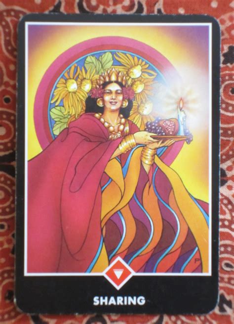 Fire, water, clouds, and rainbow, are equivalent to wands, cups, swords, and pentacles. Sharing ~ Osho Zen Tarot Card for Thursday | Daily Tarot Girl