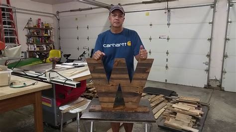 How To Make Pallet Wood Letters W Youtube