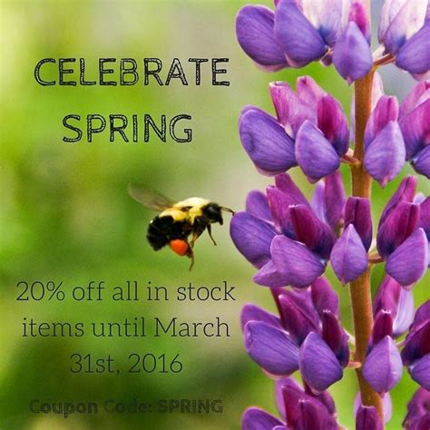 Celebrate Spring Until March 31 I Am Offering 20 Off All In Stock