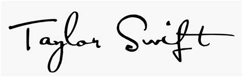 Taylor Swift Taylor Swift Signature Red Hd Png Download Kindpng