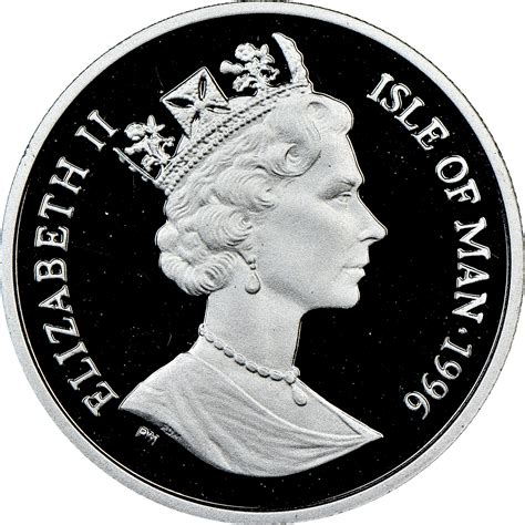 The island of man has a population of 80,000. Isle Of Man 1/4 Noble KM 717 Prices & Values | NGC