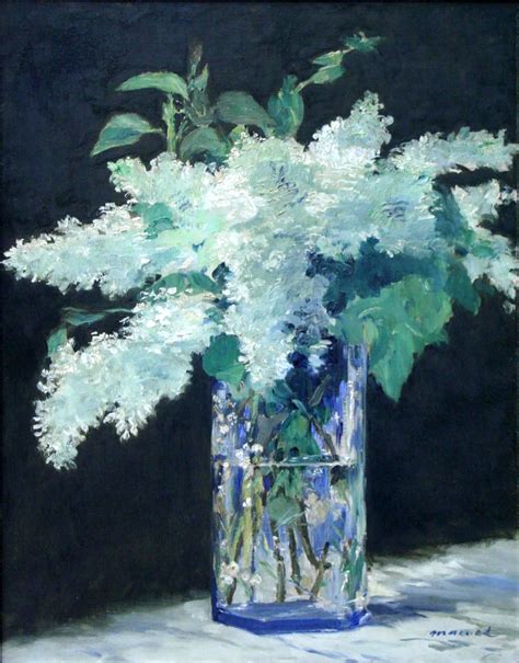 Still Life Lilac Bouquet By Edouard Manet Useum