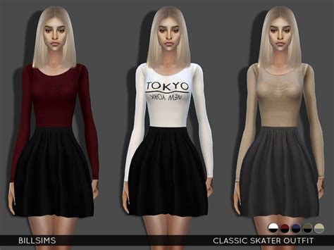 Classic Skater Outfit The Sims 4 Catalog