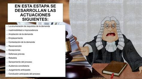 Etapas Y Fases Del Proceso Civil Peruano Ppt