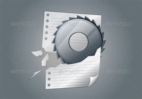 File Shred Illustration Vector Design Flyer Design Web Design Paper