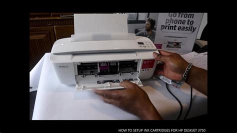 How To Setup Ink Cartridges For Hp Deskjet Youtube