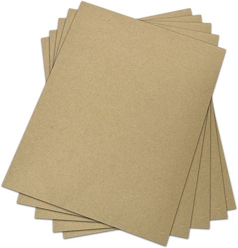 Chipboard Cardboard Medium Weight 30 Point Thick Chipboard Sheets