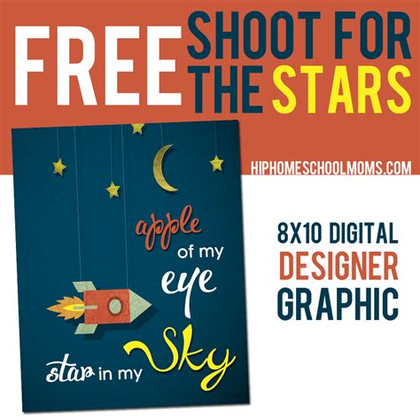 Free Shoot For The Stars Printable Hip Homeschool Moms Stars