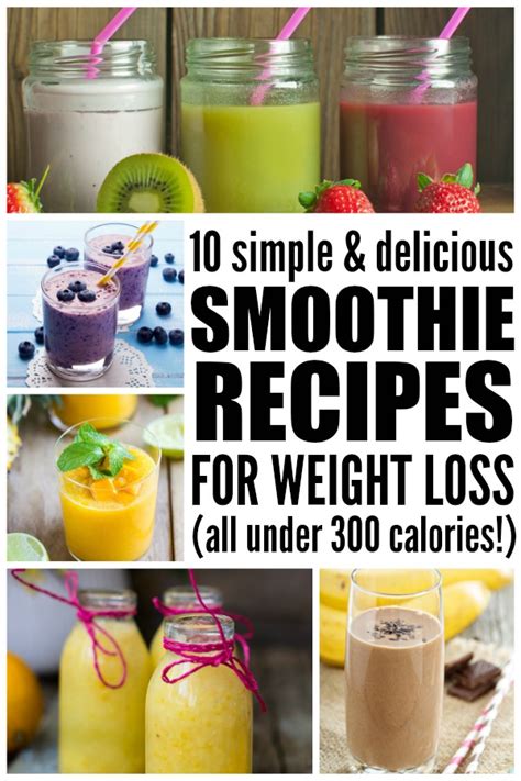 15 smoothies under 300 calories to help you lose weight
