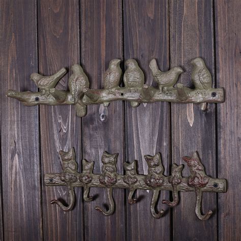 Choose from contactless same day delivery, drive up and more. Vintage Owl Owlet Metal Birds Decorative Wall Hooks Coat Hat Hanging Rack Hanger | eBay